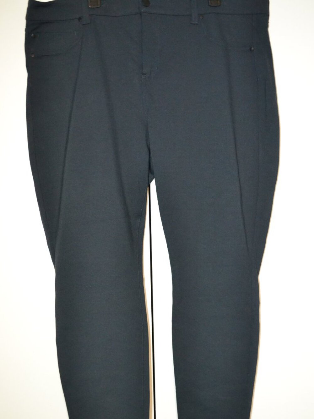 Liverpool Jeans Company Women’s Navy Pull-On Knit Pants Size 24W Stretch Slim An